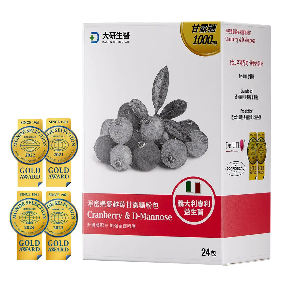 大研 淨密樂甘露糖蔓越莓益生菌